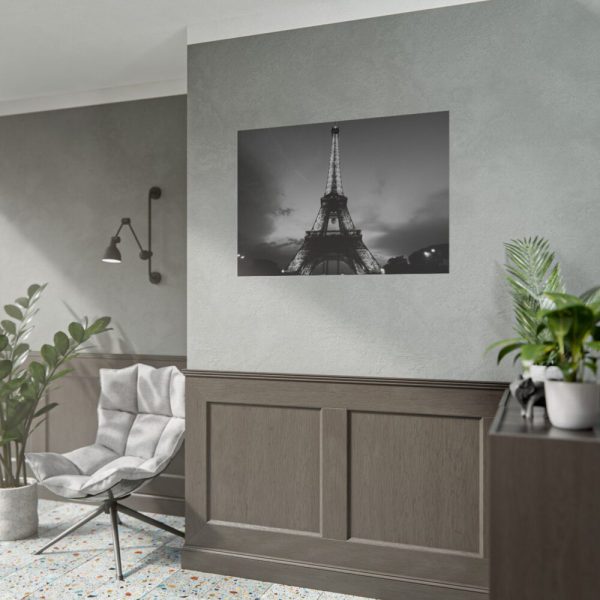 101875-34.jpg Eiffel Tower Black and White Poster