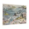 101875-342.jpg Futuristic View of Air Travel Over Paris Poster