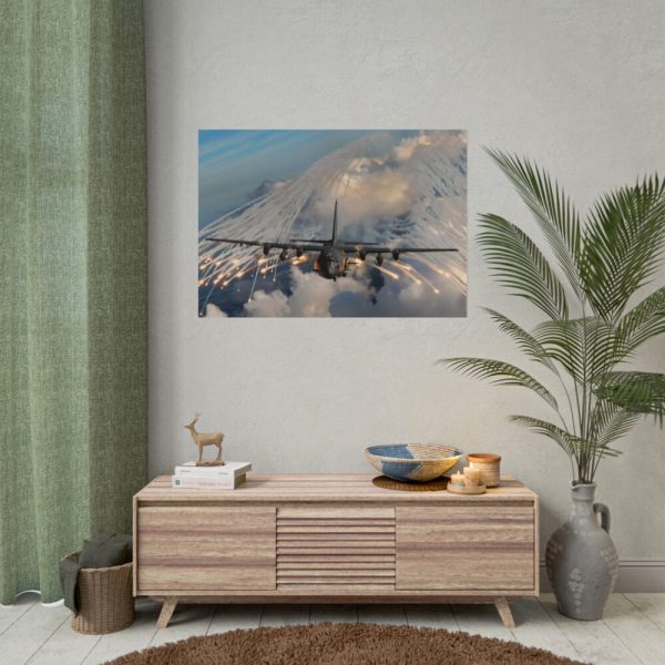 101875-348.jpg Military Aircraft Flares Drop Poster