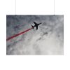 101875-351.jpg Cloud Sky and Airplane Poster