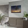 101875-369.jpg Man With Airplaine in Landscape Poster