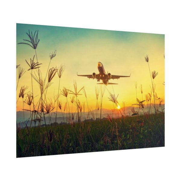 101875-372.jpg Grass, Sky, Nature, Airport Poster
