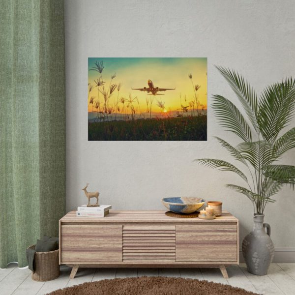 101875-373.jpg Grass, Sky, Nature, Airport Poster