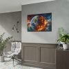 101875-4.jpg Planet's Fiery Destruction and Serene Beauty of Life Poster