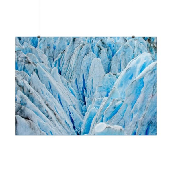 Beautiful Ice Rocks in Alaska Poster