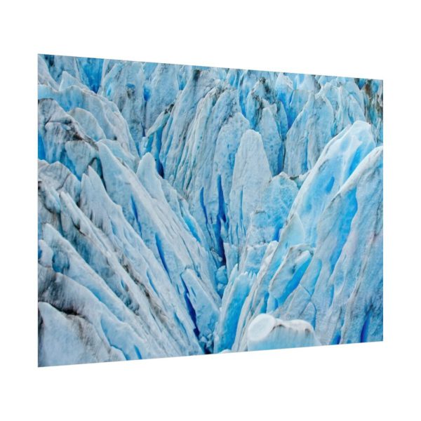 Beautiful Ice Rocks in Alaska Poster