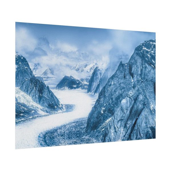 Mountain Snow Winter Alaska Poster