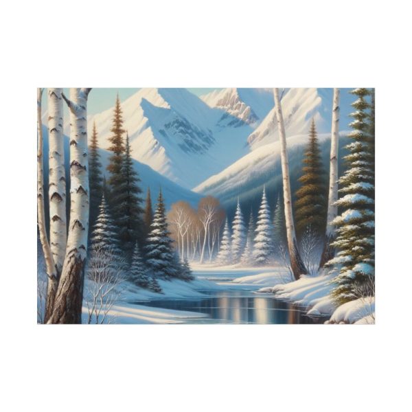 101875-495.jpg Winter Landscape in Alaska Poster