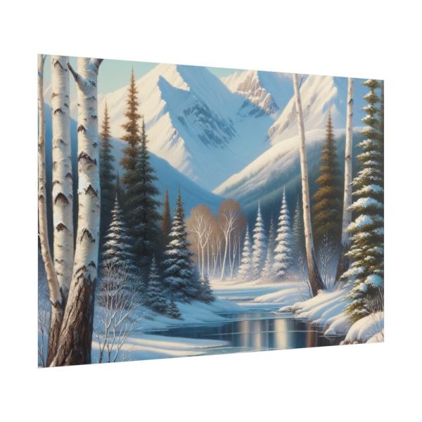 101875-497.jpg Winter Landscape in Alaska Poster