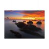 101875-516.jpg Seascape in Sunset Poster