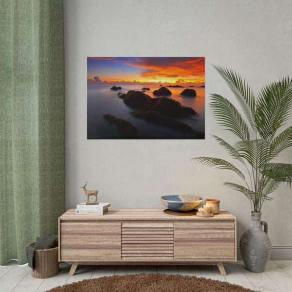 101875-518.jpg Seascape in Sunset Poster