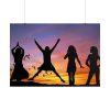 101875-541.jpg Silhouette in Sunset Poster