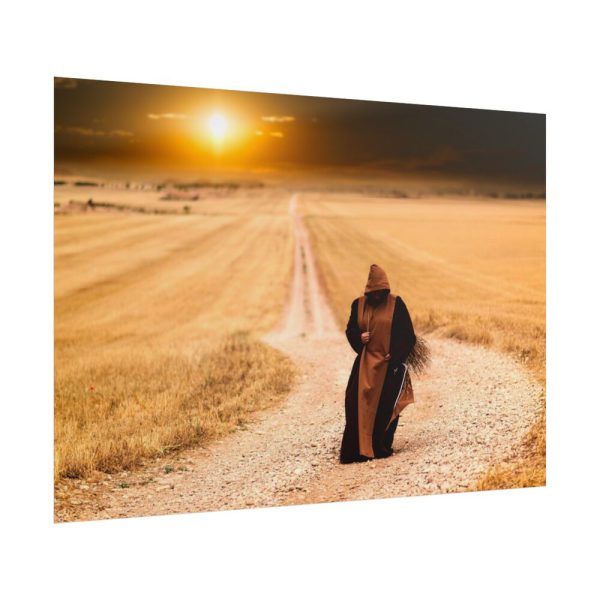 101875-547.jpg Monks Path Sunset Poster