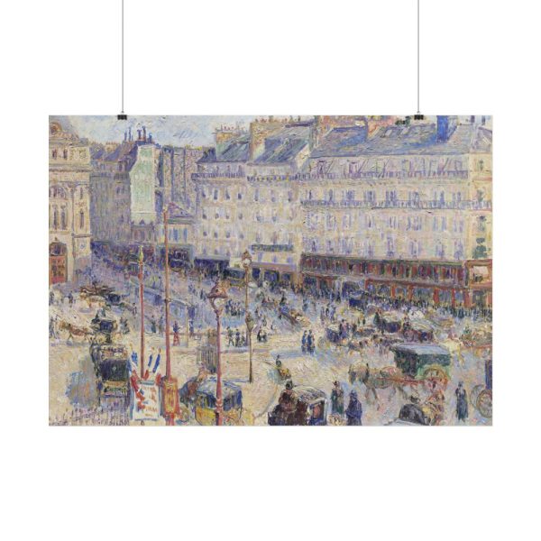The Place du Havre, Paris by Camille Pissarro Poster