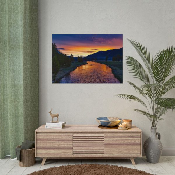101875-563.jpg Yellowstone National Park Sunset Poster