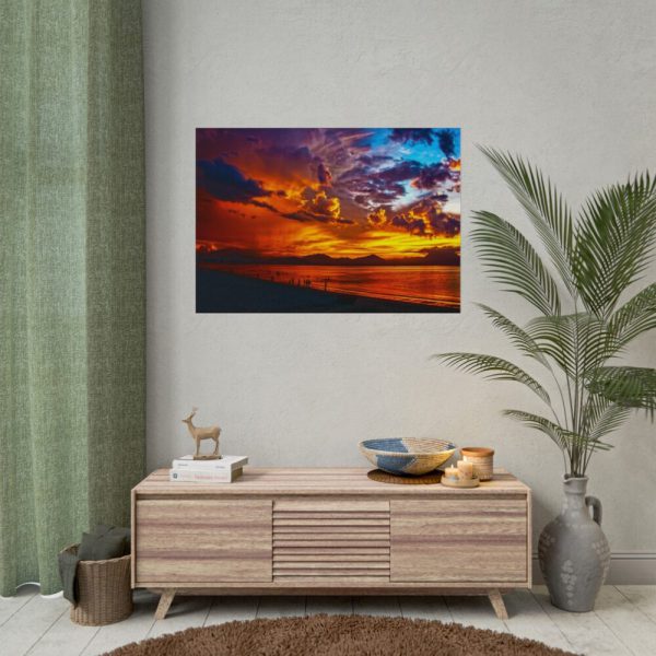 101875-568.jpg Beach Lagoon Sunset Poster