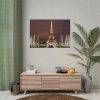 Eiffel Tower Lights and Fountains Poster