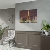 Eiffel Tower Lights and Fountains Poster