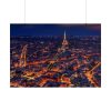 101875-71.jpg Eiffel Tower in Night Poster