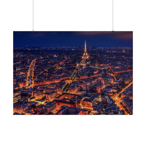 101875-71.jpg Eiffel Tower in Night Poster