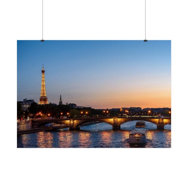 101875-76.jpg Eiffel Tower in Sunset Poster