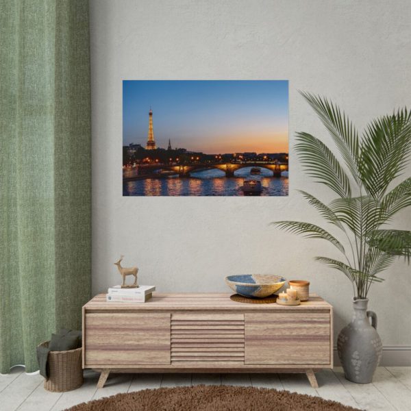 101875-78.jpg Eiffel Tower in Sunset Poster