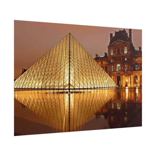 101875-82.jpg Louvre Pyramid in Paris Poster
