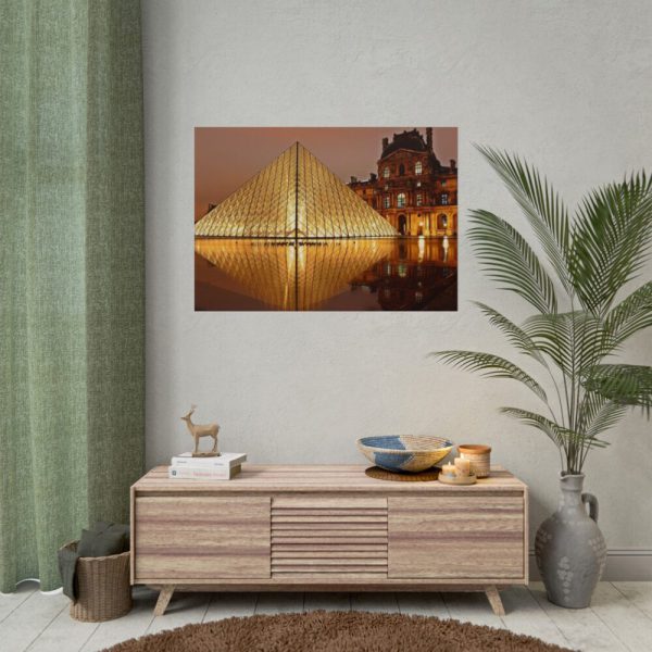 101875-83.jpg Louvre Pyramid in Paris Poster