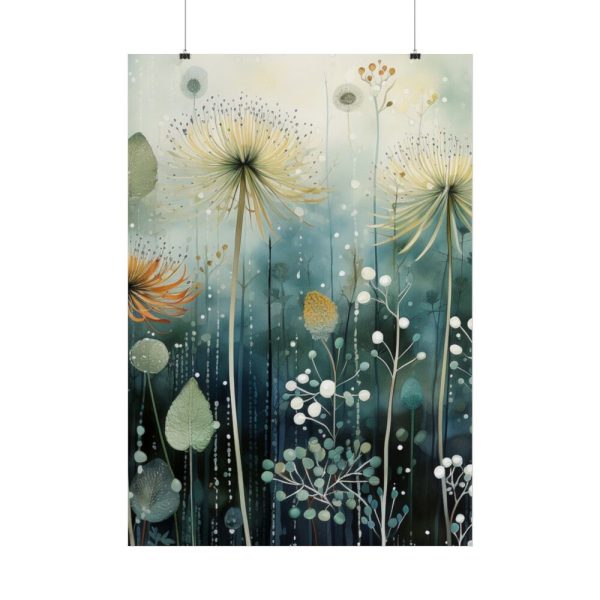 101894-111.jpg Abstract Dandelion Meadow Art Poster