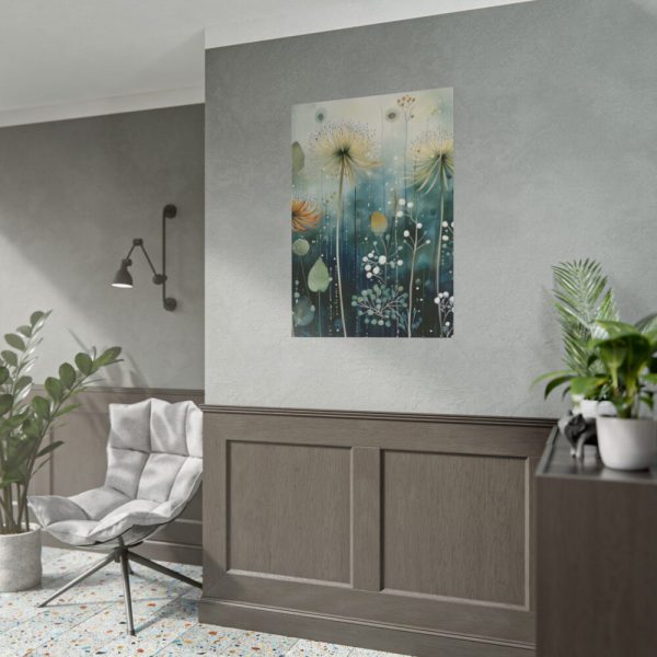 101894-114.jpg Abstract Dandelion Meadow Art Poster