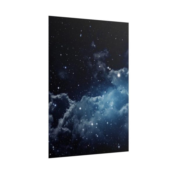 101894-12.jpg Starry Sky Stars Clouds Poster
