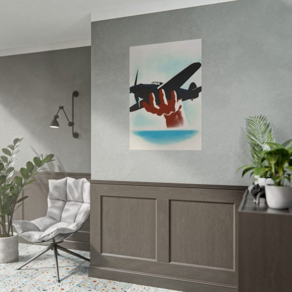 101894-129.jpg Aeroplane in Hand Poster