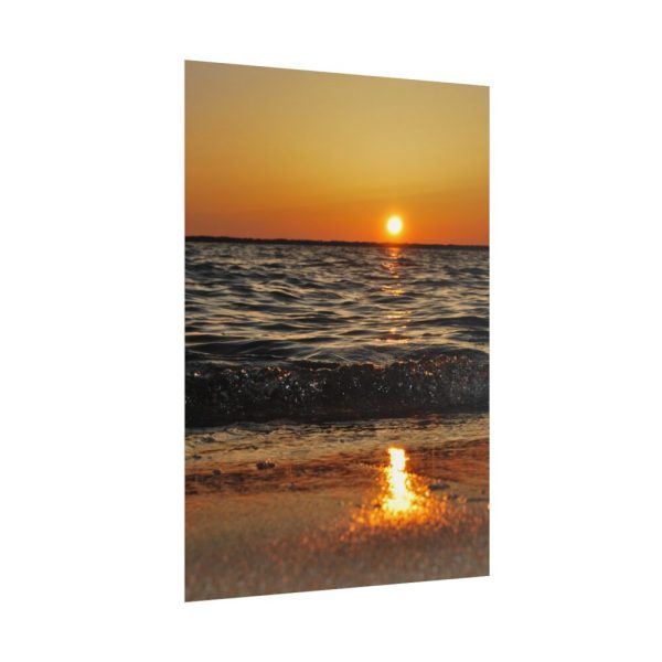 101894-167.jpg Sunset on Coast Poster