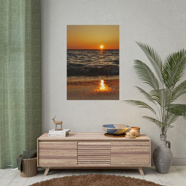 101894-168.jpg Sunset on Coast Poster