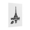 Vintage European Style Eiffel Tower Poster