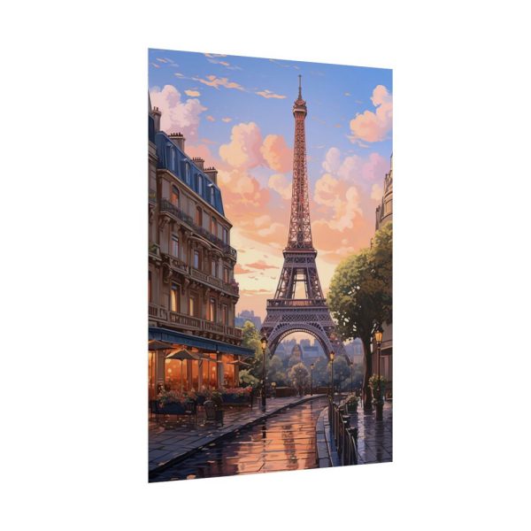 Paris and the Eiffel Tower Poster