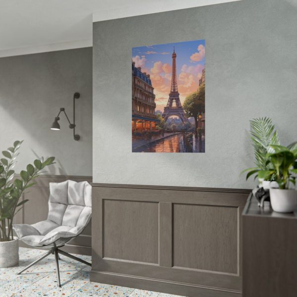 Paris and the Eiffel Tower Poster