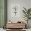 101894-88.jpg Hand Drawn White Blood Lily Poster