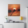 102212-11.jpg Dandelion in Sunset Standard Canvas