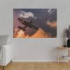 82227-102.jpg Ground View of an Old War Plane Standard Canvas