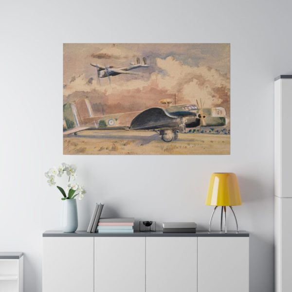 82227-107.jpg Whitley Bombers Sunning by Paul Nash Standard Canvas