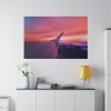 82227-111.jpg Red Purple Sky, View From the Plane Standard Canvas