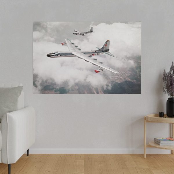 82227-126.jpg Air-to-Air View of Convair NB-36H Peacemaker Standard Canvas