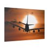 82227-128.jpg Airplane During Golden Hour Standard Canvas