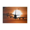 82227-129.jpg Airplane During Golden Hour Standard Canvas