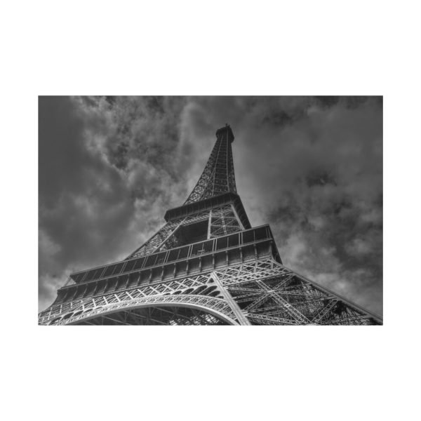82227-13.jpg Gray Image of Eiffel Tower, Paris Standard Canvas
