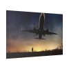 82227-140.jpg Man With Airplaine in Landscape Standard Canvas