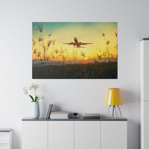 82227-147.jpg Grass, Sky, Nature, Airport Standard Canvas