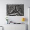 82227-15.jpg Gray Image of Eiffel Tower, Paris Standard Canvas