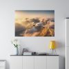 82227-151.jpg Airplane Flying Above Mountains Standard Canvas